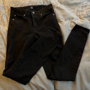 Gap curvy true skinny black jeans